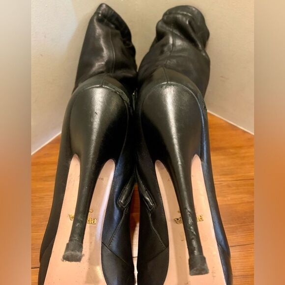 Prada Peep Toe Platform Bootie EU37 - Picture 6 of 12
